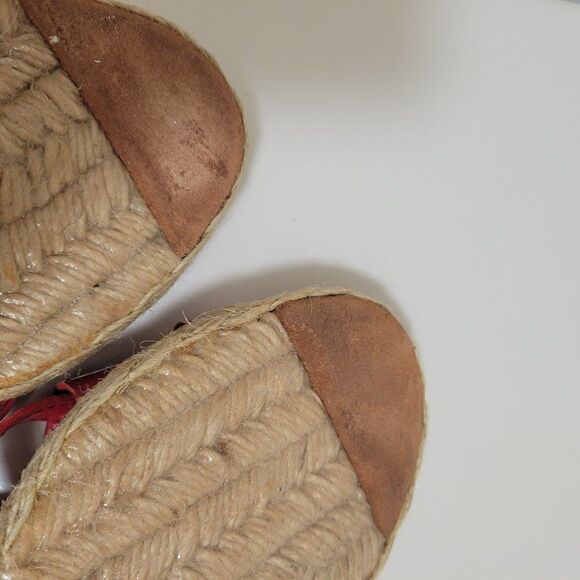 Ralph Lauren Sandal Wedge Shoe - Picture 8 of 16